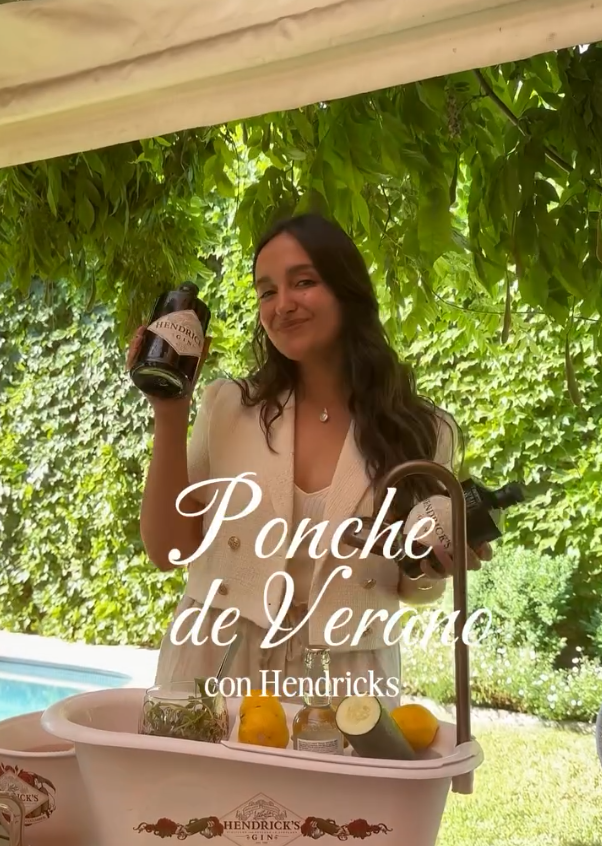 Ponche Hendrick´s 🍹🍑🍏