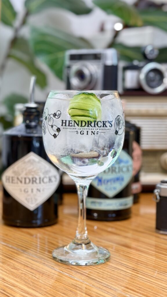 Hendricks Gin Tonic.